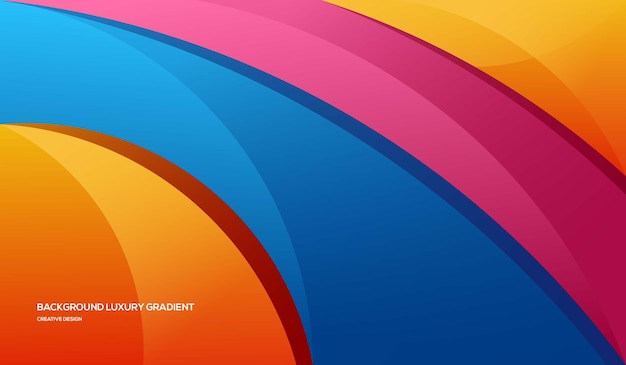 Background luxury gradient colorful style