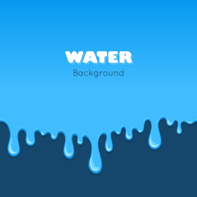 background of dribble blue liquid