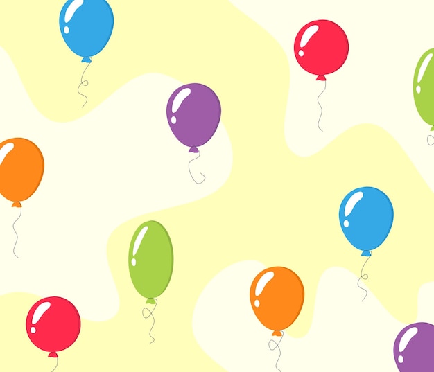 background pattern with balloons