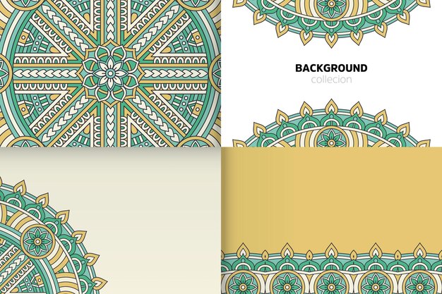 Background Template in ethnic style