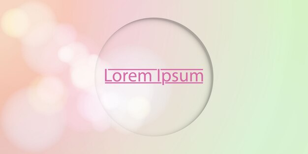 background with beautiful bokeh effect