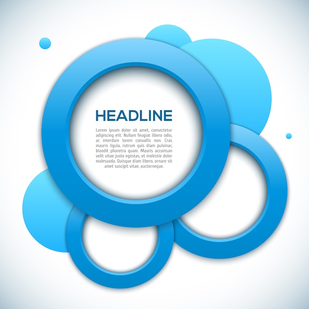 Background with circles