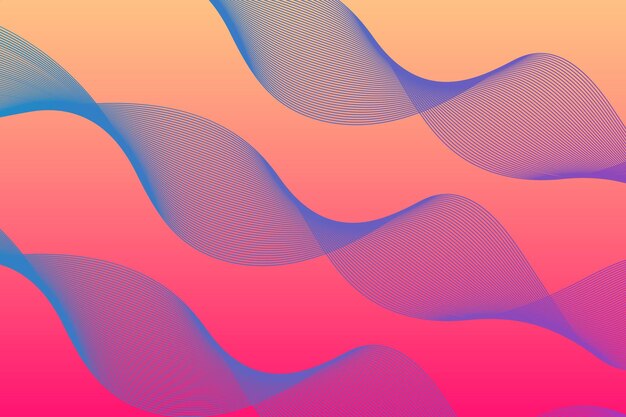 background with waves