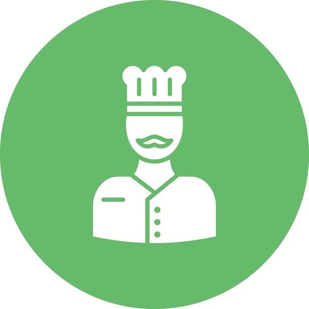 baker icon vector image can be used for bakery