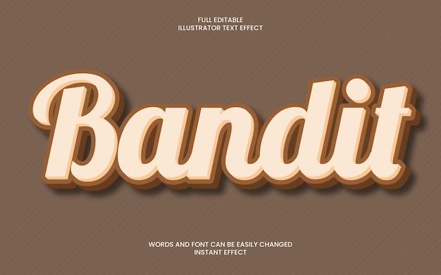Bandit Text Effect
