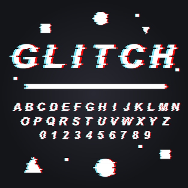 Bảng chữ cái Glitch