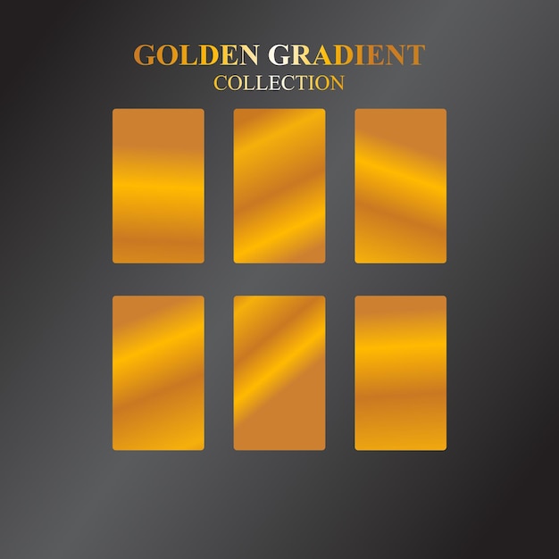 Bảng màu gradient với các yếu tố vector