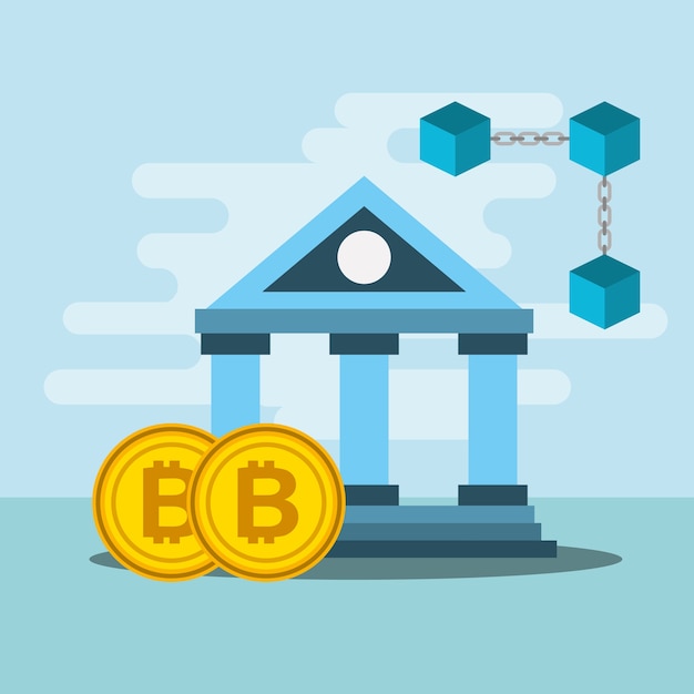 banking blockchain bitcoin crypto currency 