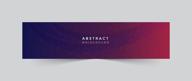 banner colorful gradient shape element abstract background