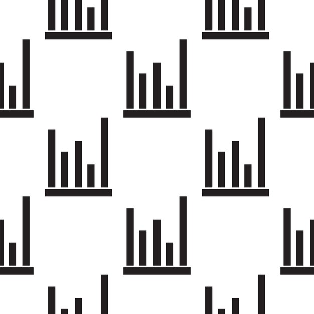 Bar chart icon illustration