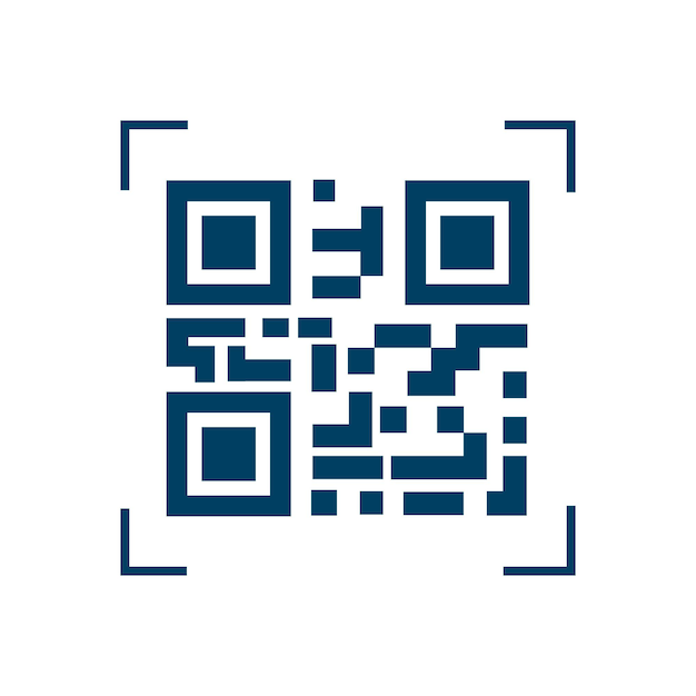 Barcode and qr code symbol Realistic design