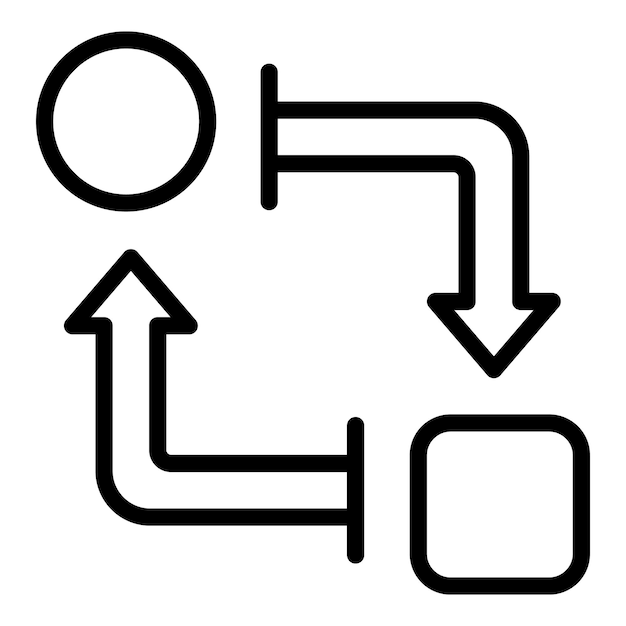Barter object icon outline vector Cash finance Coin payment