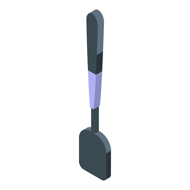 bbq spatula icon isometric vector cooking grill food tool