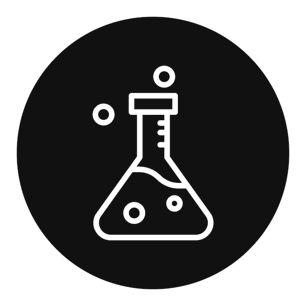 Beaker icon vector image Can be used for Lab
