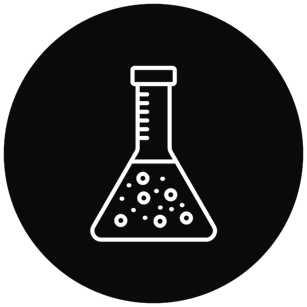 Beaker icon vector image Can be used for Physics