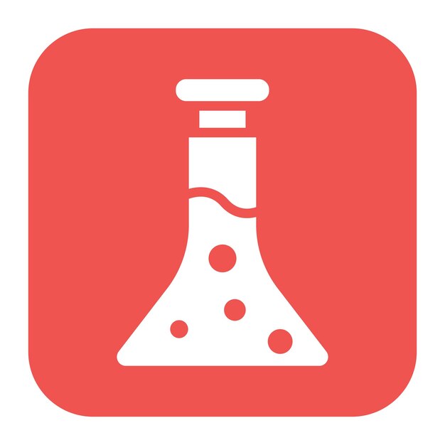 Beaker icon vector image Can be used for Science