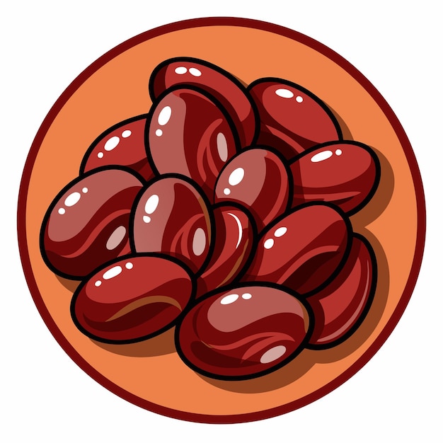 beans clipart cartoon style vector illustration