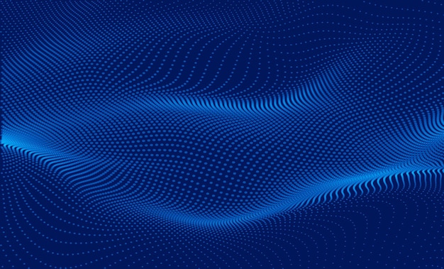 Beautiful illustration with glowing defocused dots Dark abstract background of shining
