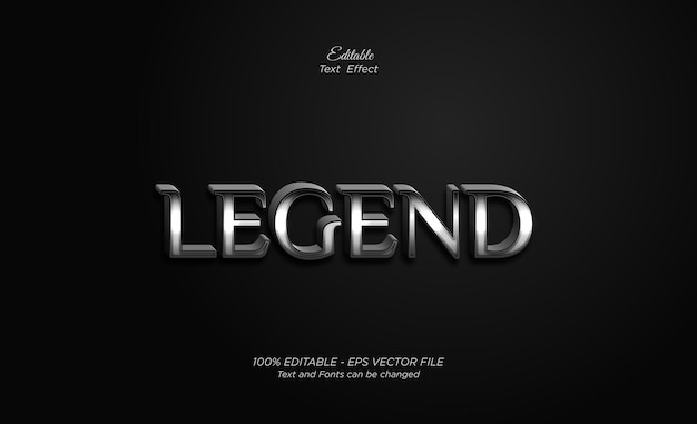 beautiful legend text effect.