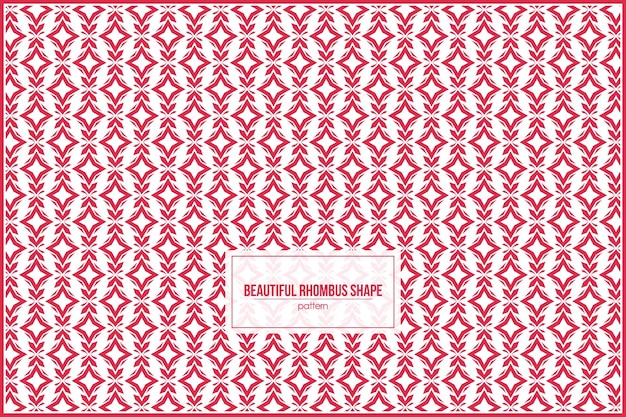beautiful rhombus shape pattern which looks like a star with symmetrical position
