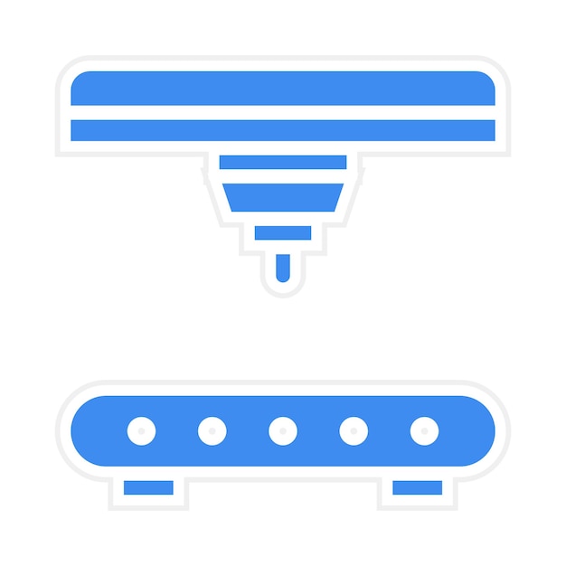 Bed Leveling icon vector image Can be used for 3d Printing