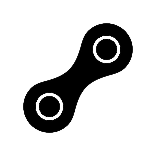 bicycle chain icon design vector template