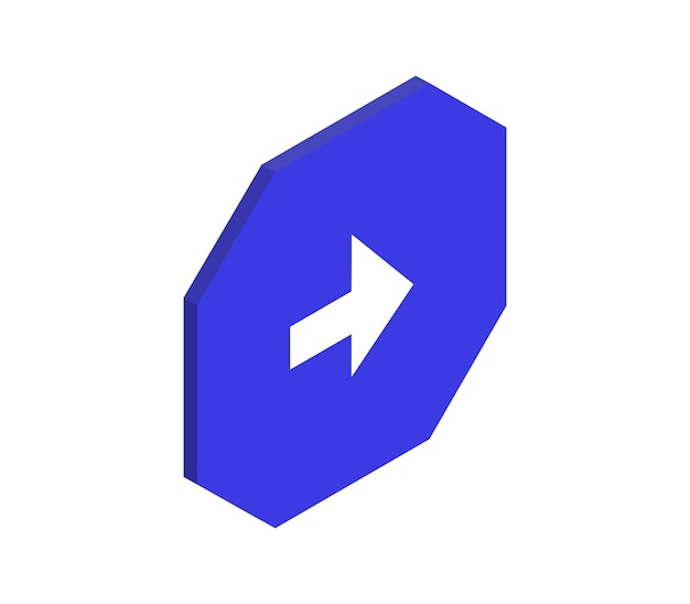 Biển báo hướng dẫn bắt buộc Isometric