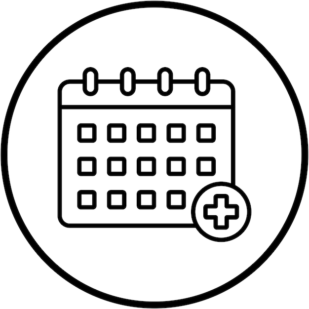 Biểu tượng lịch Thiết kế vector