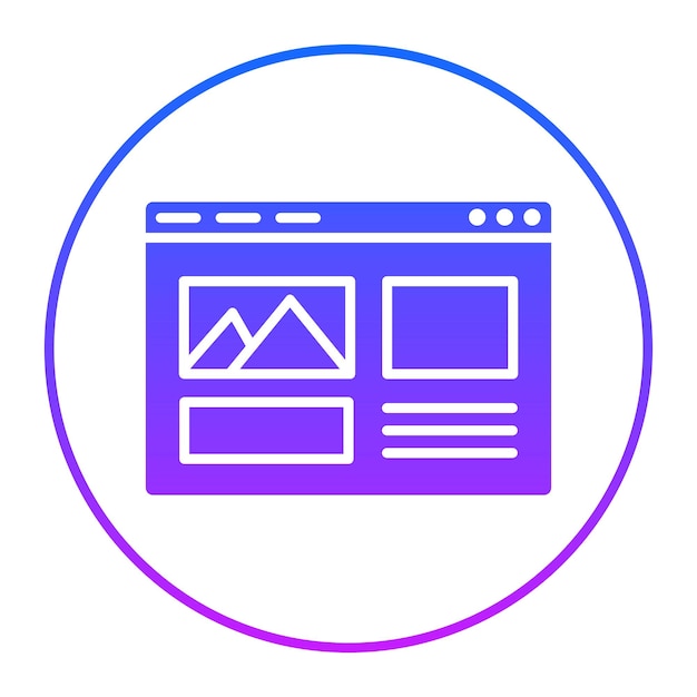 Biểu tượng thiết kế web