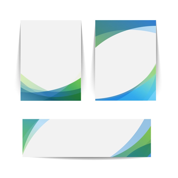 Vector big collection banner isolated white background
