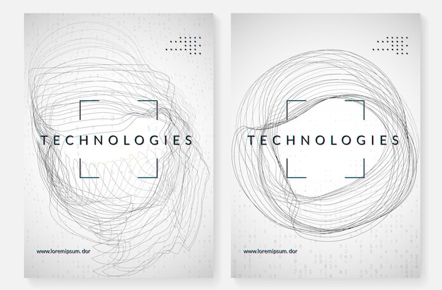 big data background. technology for visualization, artificial intelligence, deep learning and quantum computing. design template for information concept. abstract big data backdrop.