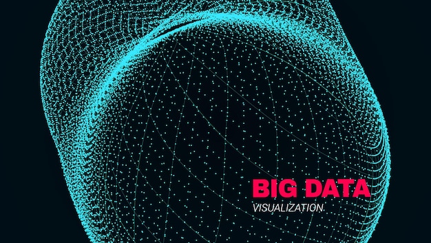 Big data circular visualization