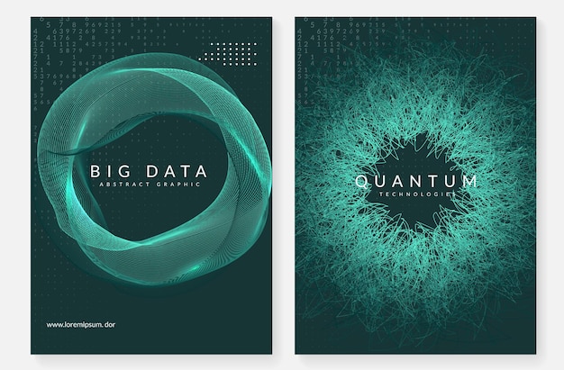big data learning. digital technology abstract background. artificial intelligence concept. tech visual for connection template. wavy big data learning backdrop.
