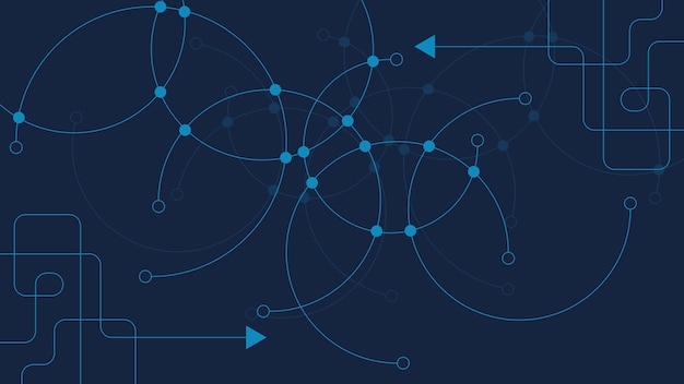 big data visualization or global networking and communication background with dots lines connection