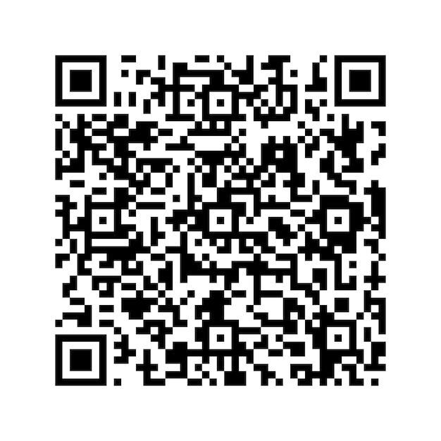 Big QR code isolated on white background Vector