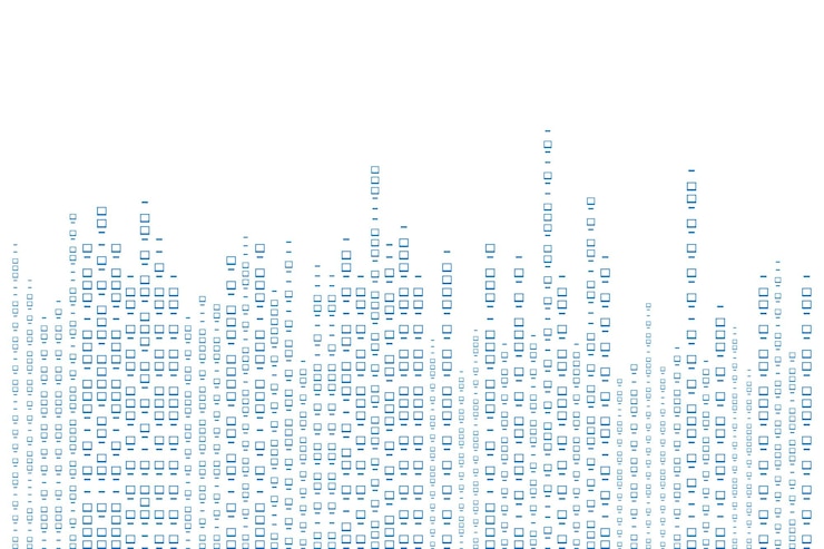 Vector binary code abstract matrix white background with binary computer code