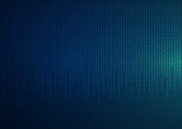 binary code abstract technology background. global network
