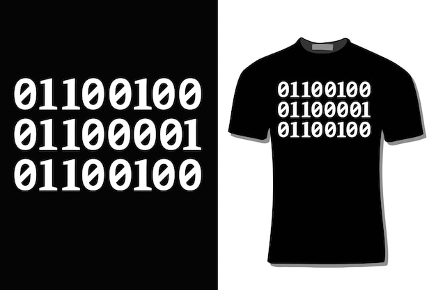 Binary Code Computer Programmer Design
