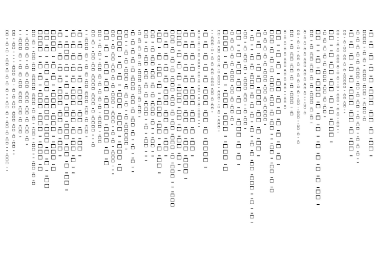 Vector binary code zero one abstract matrix white background with binary computer code