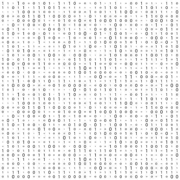 binary code zero one matrix white background abstract matrix background binary computer code
