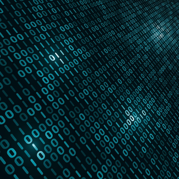 Binary computer code background