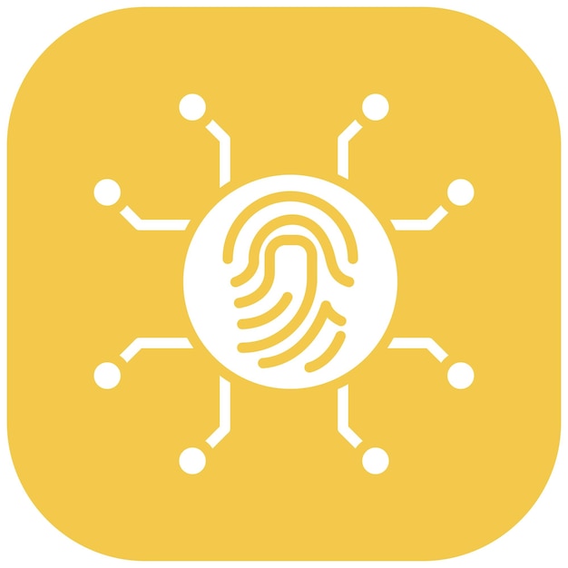 Biometric Vector Illustration Style