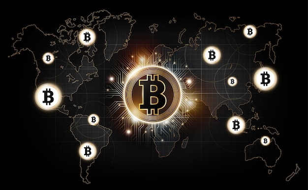 Bitcoin công nghệ tiền tệ kỹ thuật số mạng lưới toàn cầu
