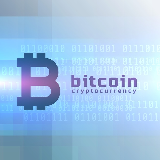 bitcoin currency background vector design