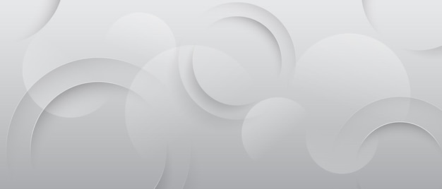 black and white circles vector abstract background