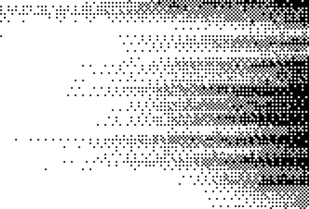 Black and White Dot Matrix Pattern Texture