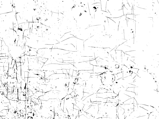 Black and White Grunge Distress Overlay Texture for Design Projects