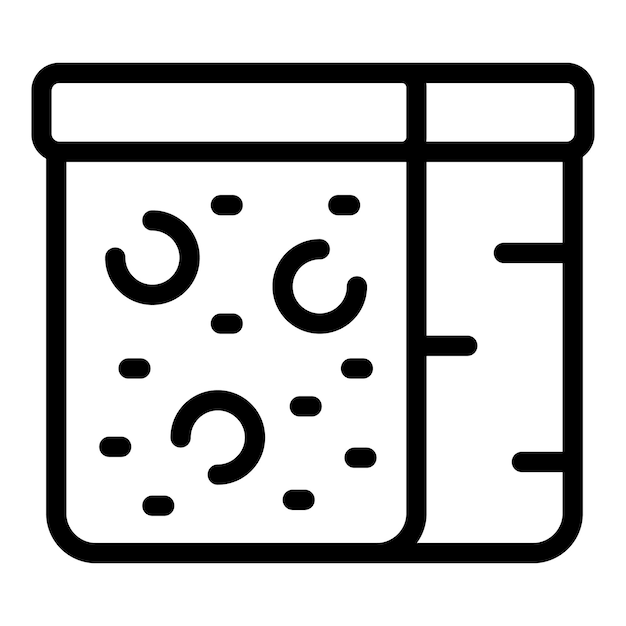 Black and white handdrawn icon of a calendar with doodle marks