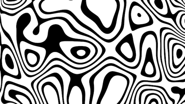 Black and white line pattern abstract background texture