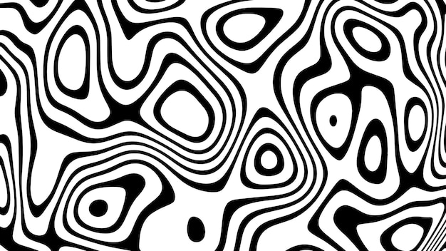 Black and white line pattern abstract background texture
